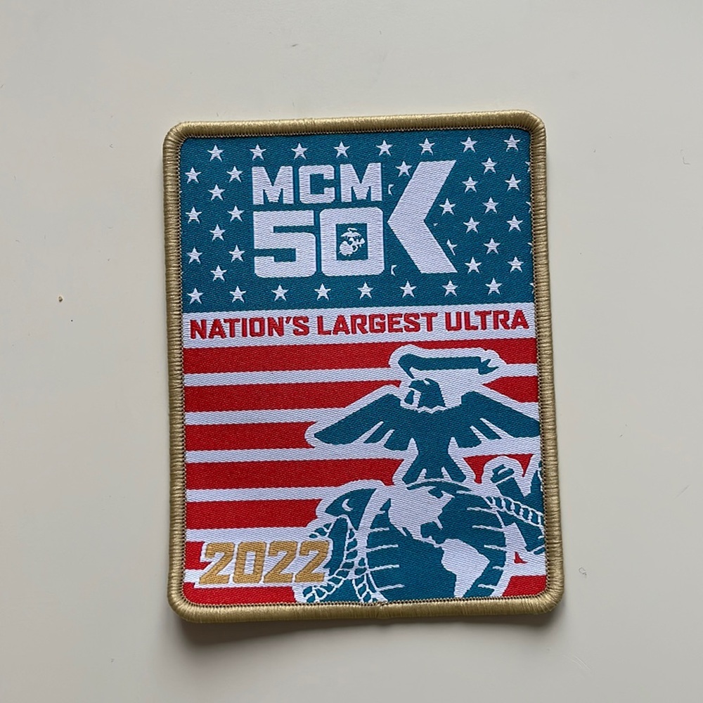 2022 Marine Corps Marathon MCM 50K Patch
